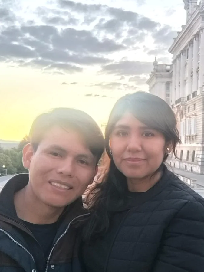 Junior y María Elena